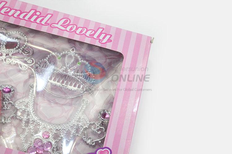 Cheap and High Quality Fashion Jewelry Doll Accessories Princess Crown for Kids Toys