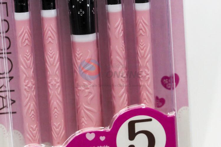 New Hot Sale 5pcs Cosmetic Brushes Set