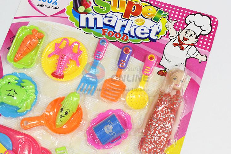 Wholesale New Product Plastic Tableware Toys Set