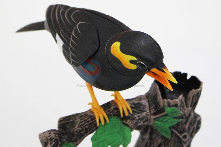 High Quality Artificial Sound Control Singing Heartful Myna Toy