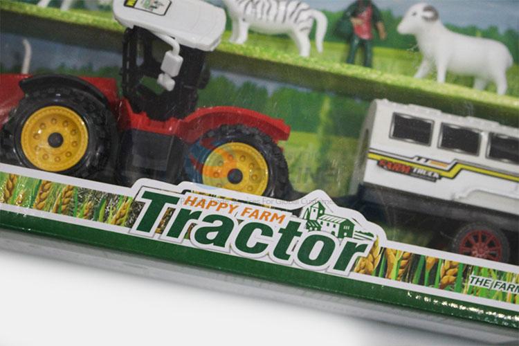 China Hot Sale Plastic Farm Truck Toy Set for Kids