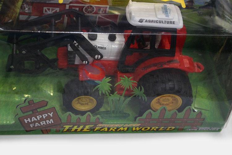 Excellent Quality Inertial Plastic Farm Truck Toy for Kids