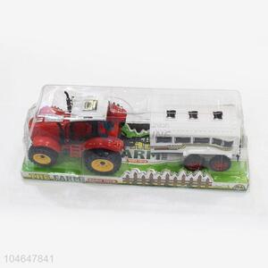 Factory Price Plastic Farm Truck with House Toy for Kids