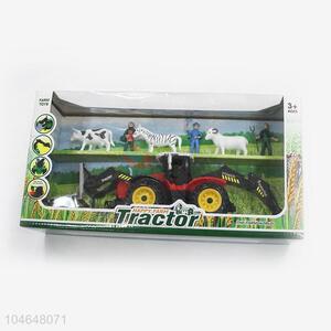 Factory Direct High Quality Plastic Farm Truck Toy Set for Kids