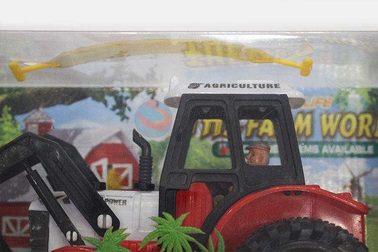 Excellent Quality Inertial Plastic Farm Truck Toy for Kids