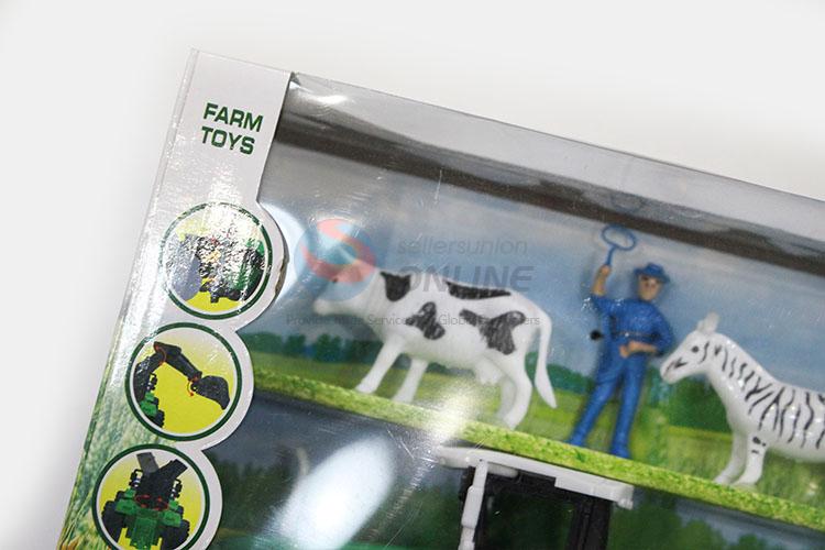 Good Reputation Quality Plastic Farm Truck Toy Set for Kids