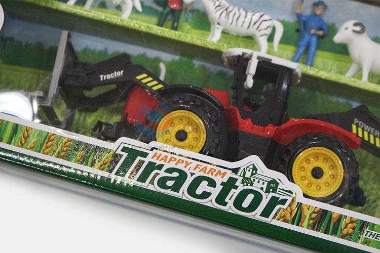 Factory Direct High Quality Plastic Farm Truck Toy Set for Kids