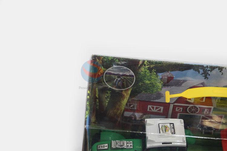 Factory Sales Inertial Plastic Farm Truck Toy for Kids