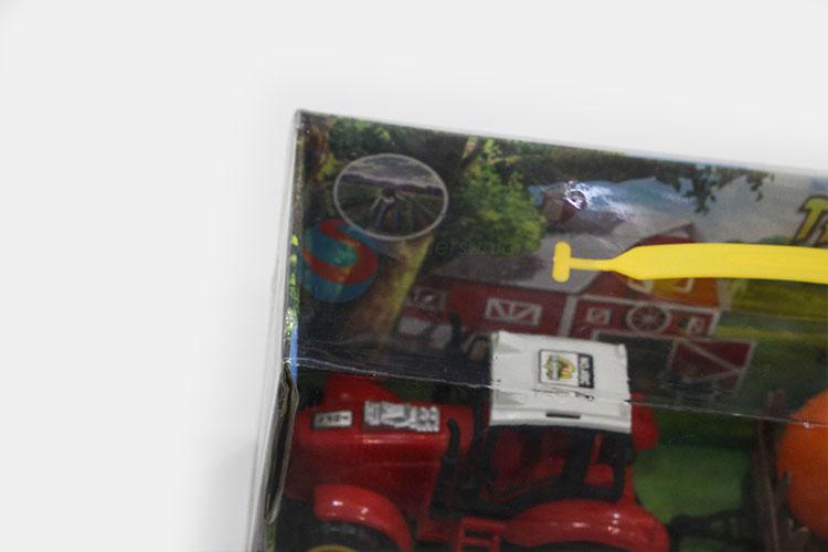 Hot Sale Inertial Plastic Farm Truck Toy for Kids