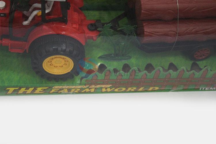 Cheap Price Inertial Plastic Farm Truck Toy for Kids