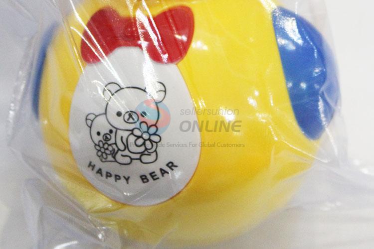 Cheap Price Plastic Cartoon Bear Shaped Baby Trumbler with Light&Music