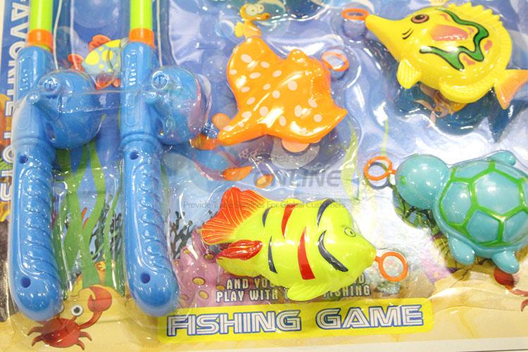 Promotional Gift Plastic Operated Fishing Game Toys for Kids