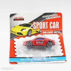 Red Color Exquisite Inertial Alloy Sports Racing Car