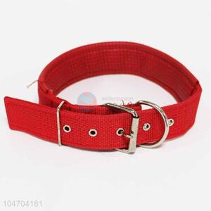 Red Color Polyester Pet Collars