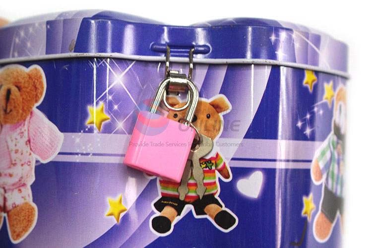 Low price cartoon printing money box coin bank