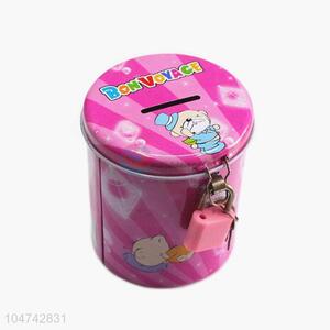 Factory promotional cartoon printing money box coin bank