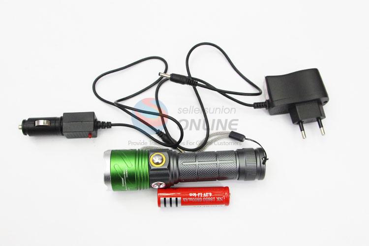 Low Price Portable Searchlight LED Rechargeable Flashlight Kit