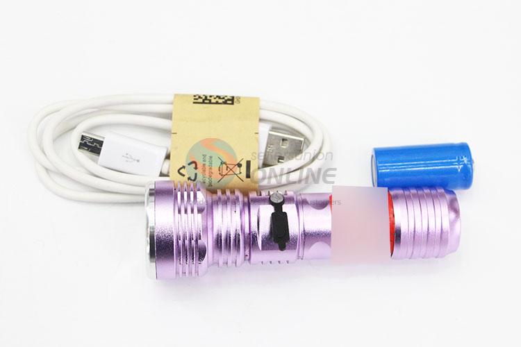 Multi-function UV Flashlight 3800LM XML T6 LED Tactical Flashlight USB Rechargeable