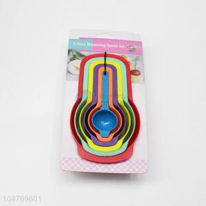 Hot-Selling Measuring Spoons Colorful Plastic Measure Spoon Useful Sugar Cake Baking Spoon