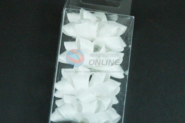 Plastic ribbon decoration,dia:5.5*h:15cm