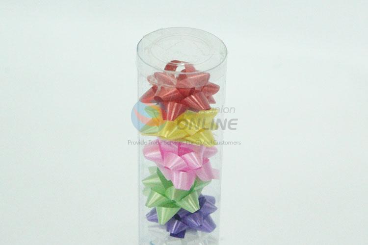 Plastic ribbon decoration,dia:4*h:18.5cm