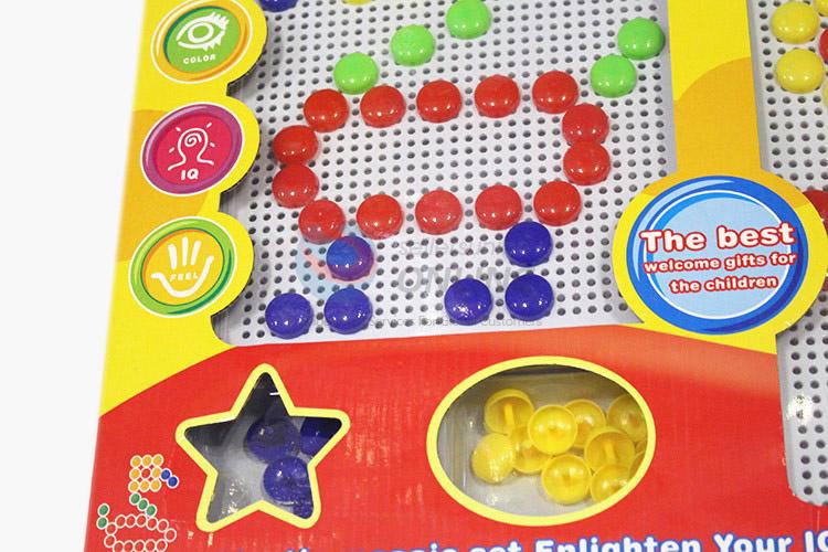 Wholesale new style educational toy mashroom nails puzzle toy