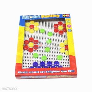 Recent design colorful mushroom nails puzzle toy