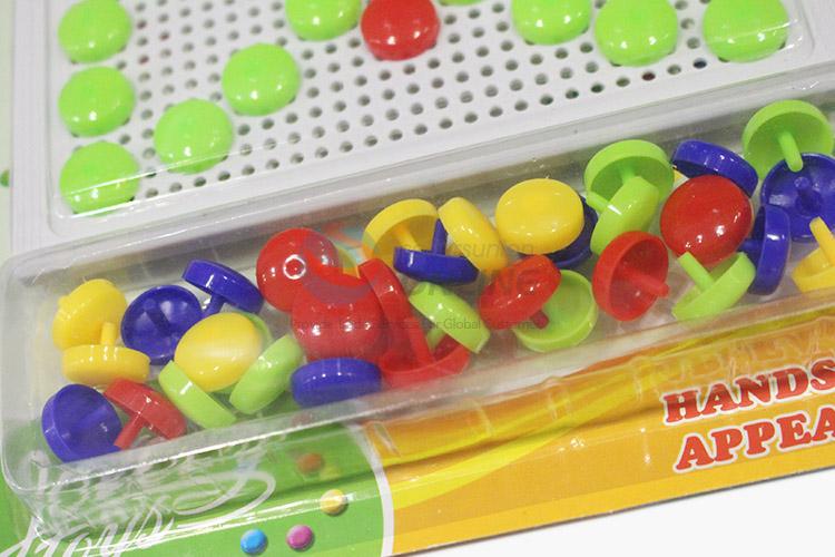 Premium quality colorful mushroom nails puzzle toy