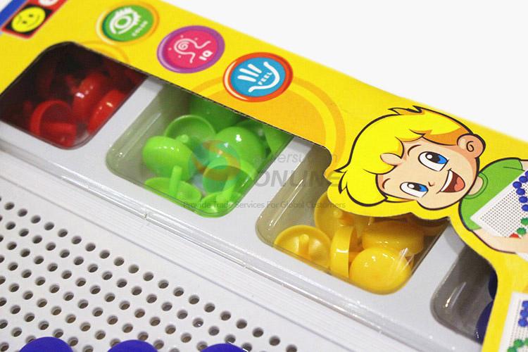 Low price educational toy mashroom nails puzzle toy