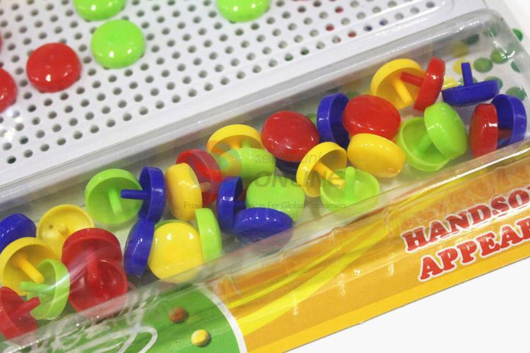 Factory directly sell colorful mushroom nails puzzle toy