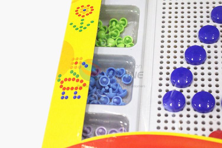 Low price educational toy mashroom nails puzzle toy