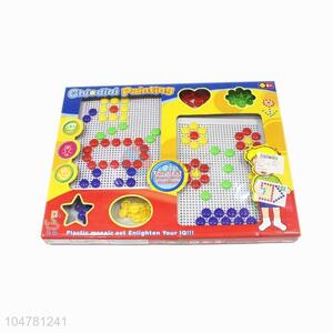 Wholesale new style educational toy mashroom nails puzzle toy