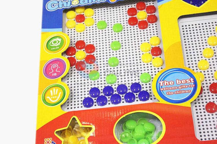 Competitive price educational toy mashroom nails puzzle toy