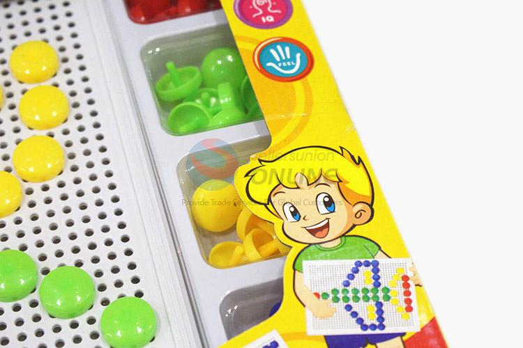 Wholesale cheap educational toy mashroom nails puzzle toy