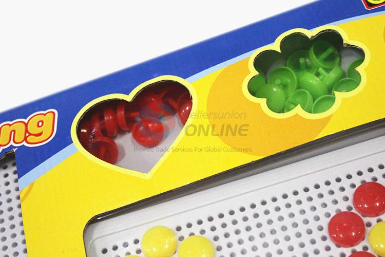 Wholesale new style educational toy mashroom nails puzzle toy