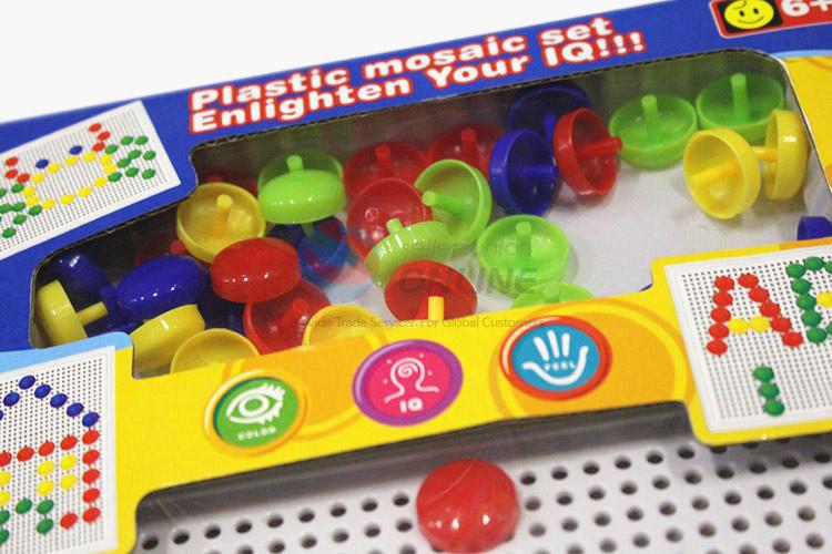 Latest design colorful mushroom nails puzzle toy