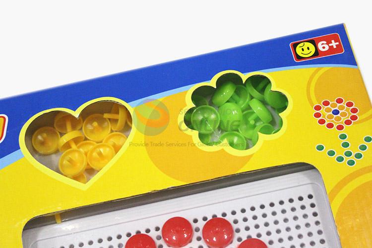 China OEM educational toy mashroom nails puzzle toy