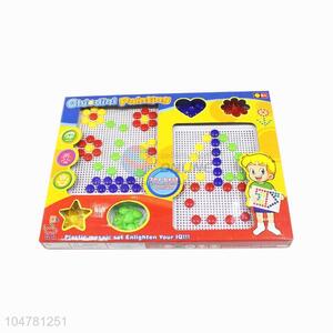 Competitive price educational toy mashroom nails puzzle toy