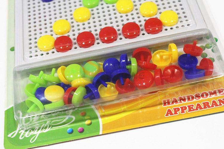 Factory supply colorful mushroom nails puzzle toy