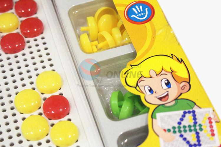 Premium quality educational toy mashroom nails puzzle toy