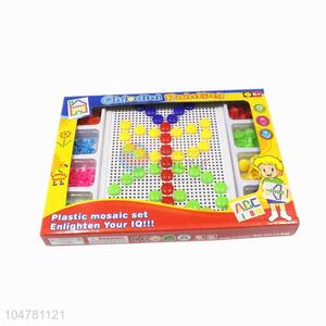 Wholesale cheap educational toy mashroom nails puzzle toy