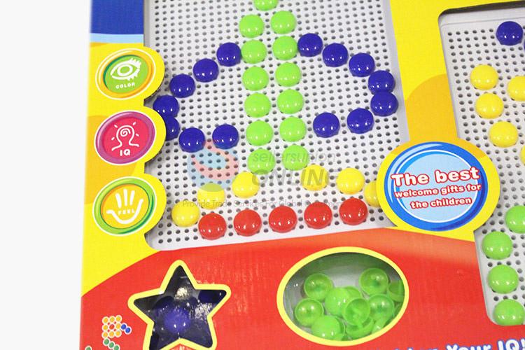 Factory sales educational toy mashroom nails puzzle toy