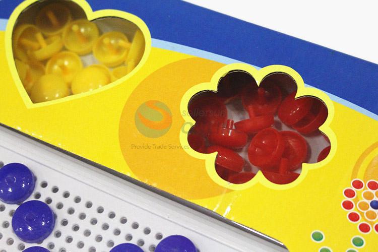 Factory sales educational toy mashroom nails puzzle toy