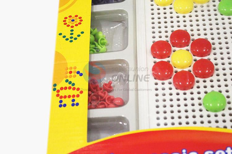 Premium quality educational toy mashroom nails puzzle toy