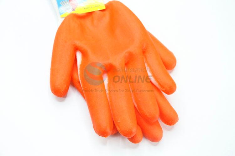 Red Color Nylon Labor Protection Safety Gloves Working Gloves