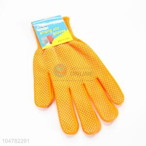 Top Quality Cotton Dotted Protective Antislip Safety Gloves with Anti-Slip Particle Working Gloves