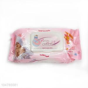 Nice Design Cheap 80 Pcs Baby Wipes Wet Tissue with Cover