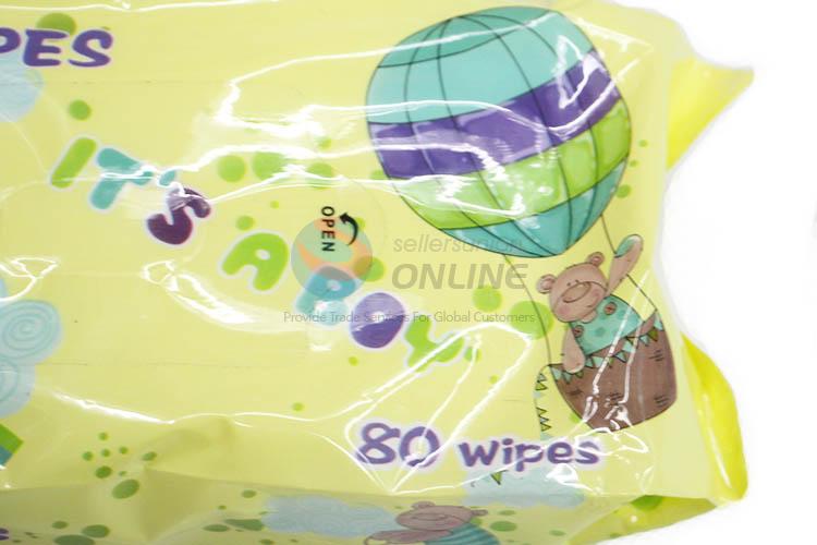 Factory Direct Supply 80 Pcs Baby Wipes Wet Tissue Cleaning Wipes