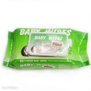 Top Selling 80 Pcs Baby Wipes Wet Tissue with Cover