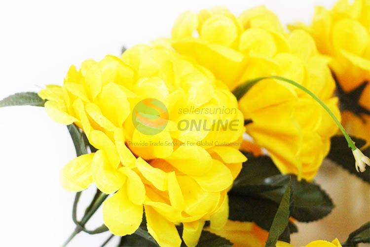 Artificial Little A Bunch of Yellow Color Flower for Home Decoration